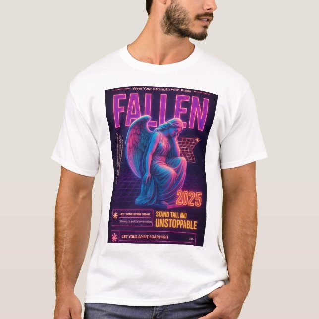 Camiseta Asas de Neon: O Renascimento da Força (Frente)