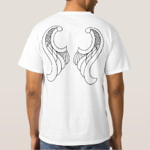 Camiseta Asas de Pássaro Estilizadas