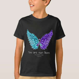 Camiseta Asas De Prevenção Do Suicídio E Suicídio Em Fita