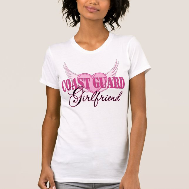 Camiseta Asas do namorada da guarda costeira (Frente)