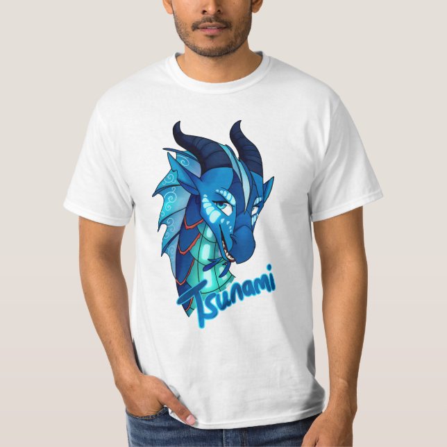 Camiseta Asas Do Tsunami De Incêndio (Frente)