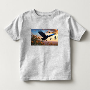 Camiseta Asas do Vento: O Corvo e o Espantalho