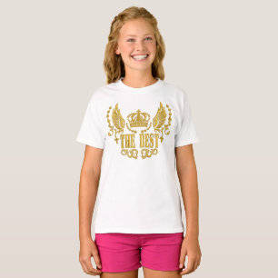 Camiseta Asas Douradas Coroam Os Melhores