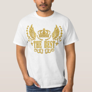 Camiseta Asas Douradas Coroam Os Melhores