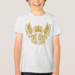Camiseta Asas Douradas Coroam Os Melhores