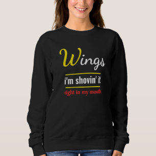 Camiseta Asas Eu Vou Enfiar Na Comida De Foodie Asas De Fra