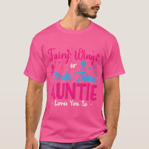 Camiseta Asas Fadas Ou Coisas Piratas O Gênero Revela Tia