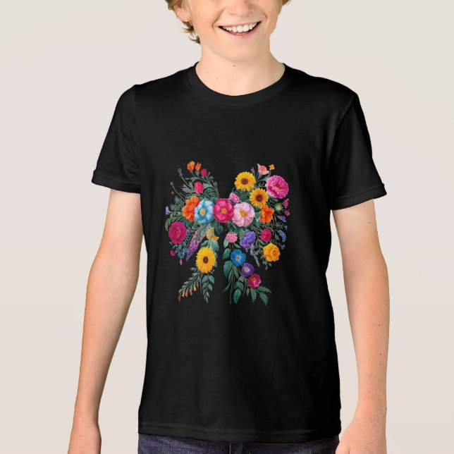 Camiseta Asas Florais (Frente)