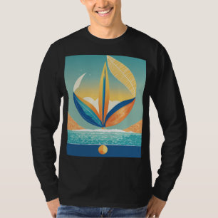 Camiseta Asas Flutuantes: Padrões de Asas de Borboleta Artí