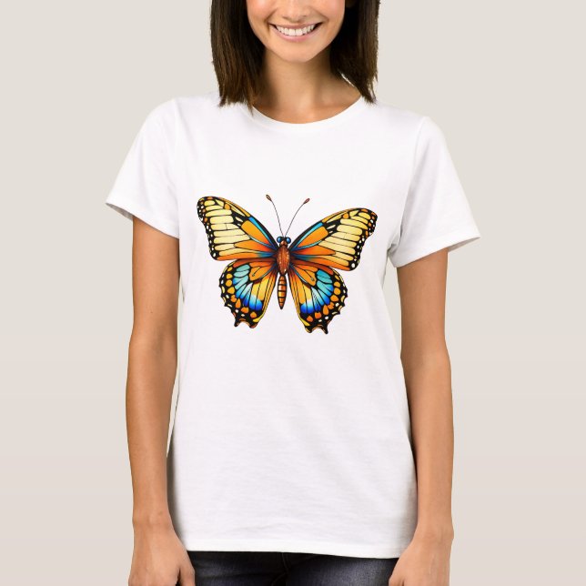 Camiseta "Asas sussurrantes: Datas Graciosas de Camisetas-B (Frente)