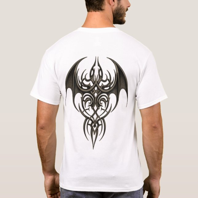 Camiseta Asas Tribais de Fênix (Verso)