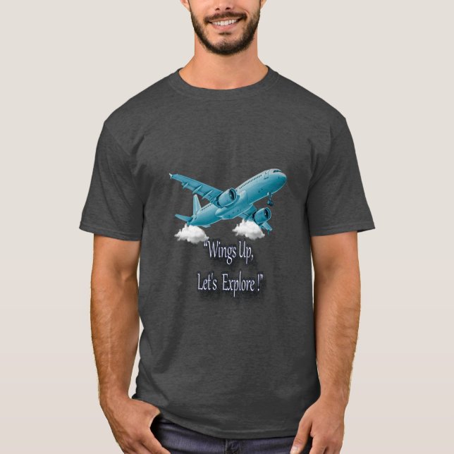 Camiseta Asas, Vamos Explore! (Frente)