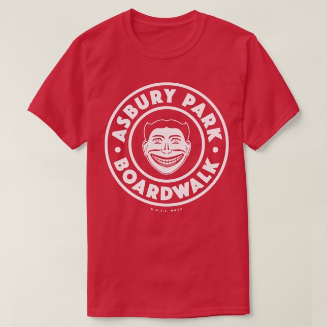 Camiseta Asbury Park Boardwalk White (Frente do Design)
