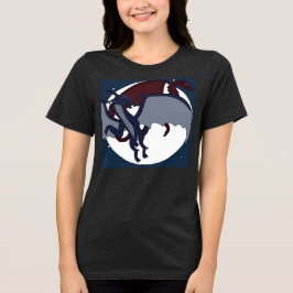 Camiseta Ascended Mythical Fantasy Dragon Moon Gamer