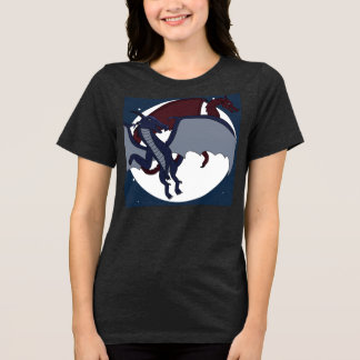 Camiseta Ascended Mythical Fantasy Dragon Moon Gamer