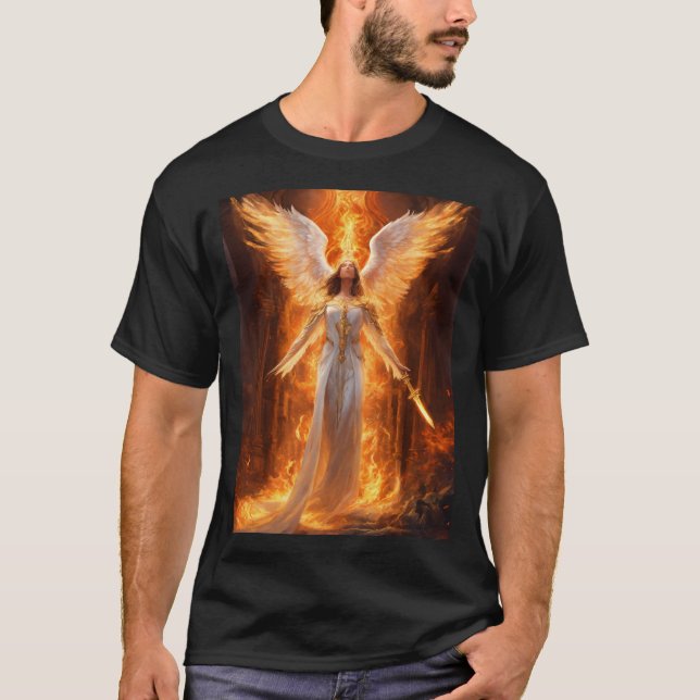 Camiseta Ascendência Eetérea: Espírito e Chama (Frente)