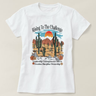 Camiseta Ascensão da Escola Secundária Cristã ao Desafio
