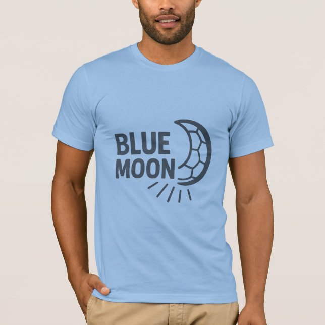 Camiseta Ascensão de Lua Azul Bella+Canvas Jersey Short Sle (Frente)