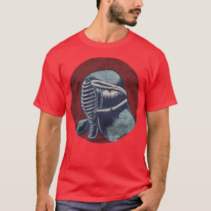 Camiseta Ascensão de máscara Kendo Japonês - retrógrada