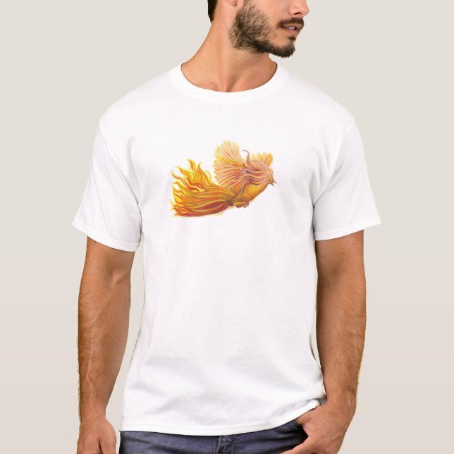 Camiseta Ascensão de pássaros Phoenix (Frente)