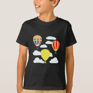 Camiseta Ascensão divertida alta com balão de ar quente