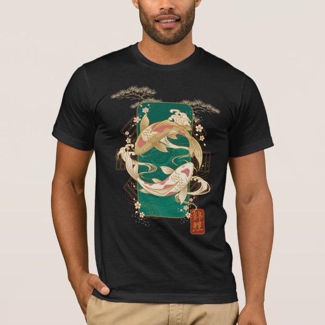 Camiseta Ascensão do Koi (Frente)