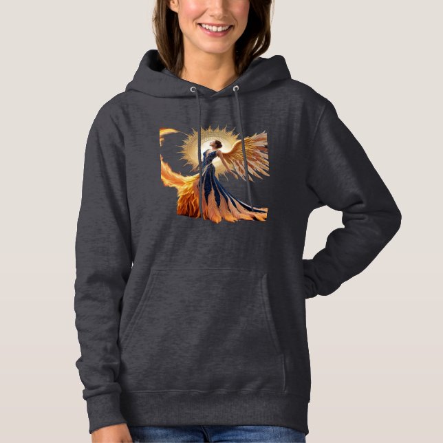 Camiseta Ascensão Phoenix - Abraça o Fogo Interior (Frente)