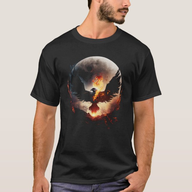 Camiseta Ascensão Phoenix De Ashes Resurrectio Renascer Nov (Frente)