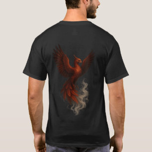 Camiseta Ascensão Phoenix majestosa