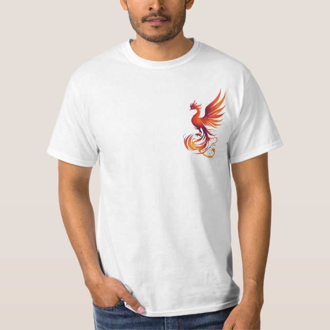 Camiseta Ascensão Phoenix - Símbolo de Força e Renovação (Frente)