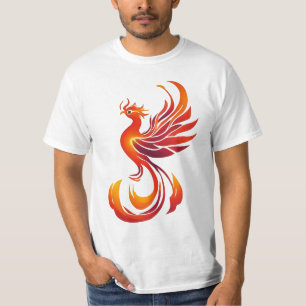 Camiseta Ascensão Phoenix - Símbolo de Força e Renovação