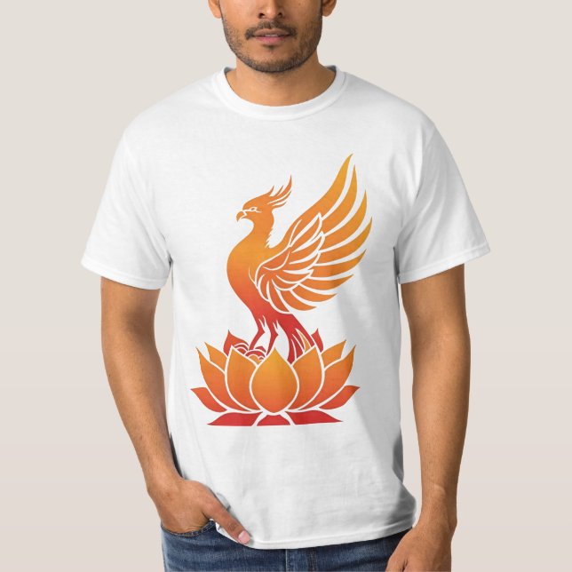 Camiseta Ascensão Phoenix - Símbolo de Força e Renovação (Frente)