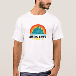 Camiseta Ascensão Verde e Sunset Fawn Forest Georgia Woods
