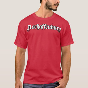Camiseta Aschaffenburg escrito com letra gótica