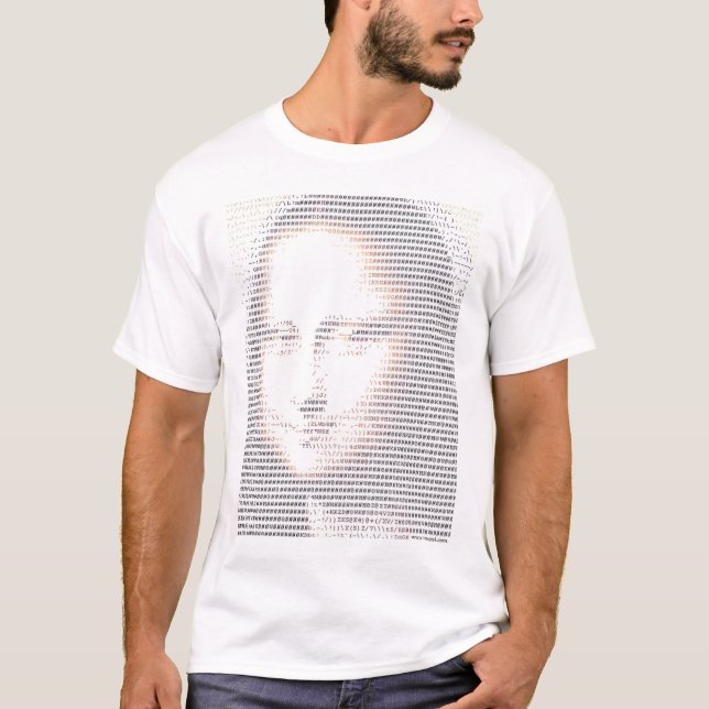 Camiseta ASCII Mona Lisa (Frente)