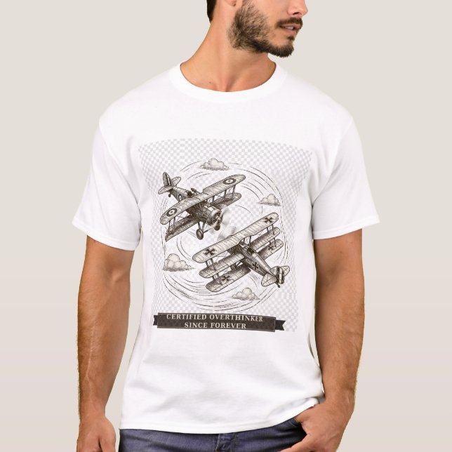 Camiseta Áses Voadores Divertidos (Frente)