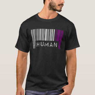 Camiseta Asexual Barcode Pride Human Cute Ace Aesthetic LGB