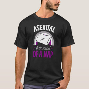 Camiseta Asexual E Necessário De Uma Citação De Orgulho Ase