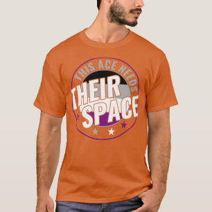 Camiseta Asexual Este Áce Precisa De Seu Espaço Engraçado L