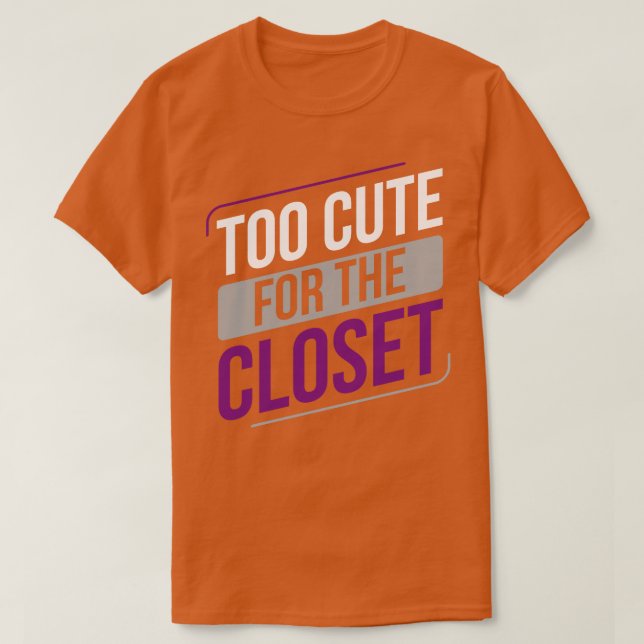 Camiseta Asexual Muito Bonito Para A Asexualidade Do Ace Do (Frente do Design)