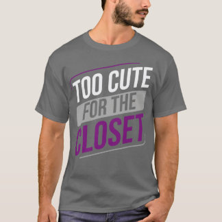 Camiseta Asexual Muito Bonito Para A Asexualidade Do Ace Do