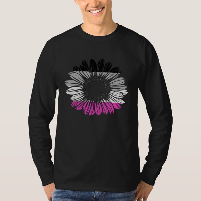 Camiseta Asexual Pride Flower (Frente)