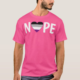 Camiseta Asexualidade Asexual Nope Ace LGBTIA