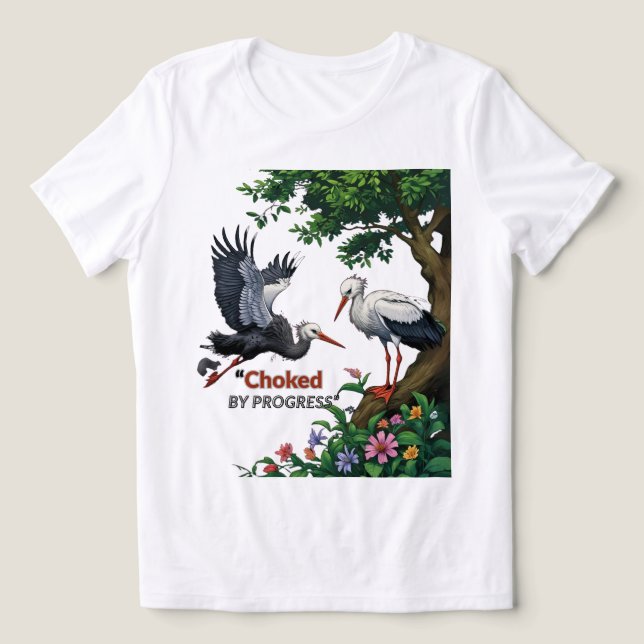 Camiseta Asfixiado pelo Progresso (Design frontal)