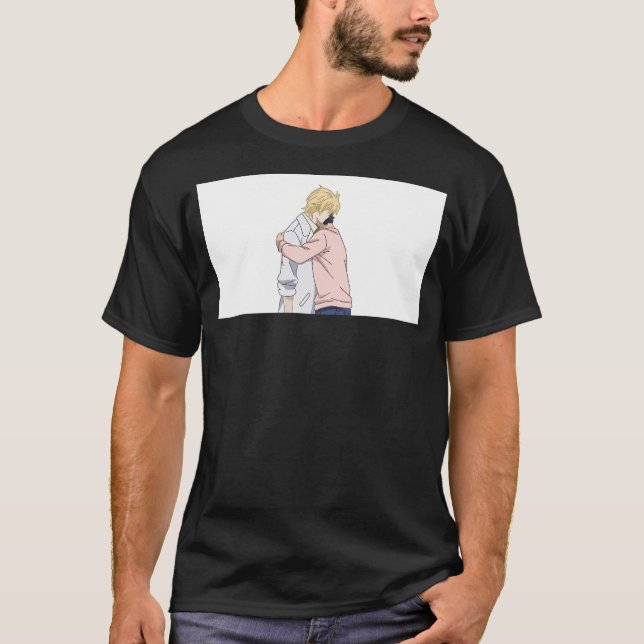 Camiseta Ash E Eiji Hugging (Frente)