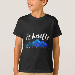 Camiseta Asheville Carolina do Norte Acampamento Caminhada