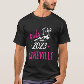 Camiseta Asheville Girls Trip 2023 Vacation Bachelorette
