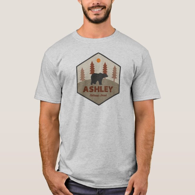 Camiseta Ashley National Forest Bear (Frente)