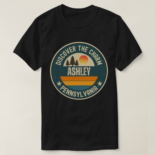 Camiseta Ashley, Pensilvânia (Frente do Design)