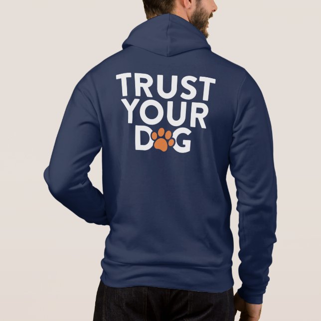 Camiseta Ashton & Co. K9 Academy 2c Dark Zip  (Verso)